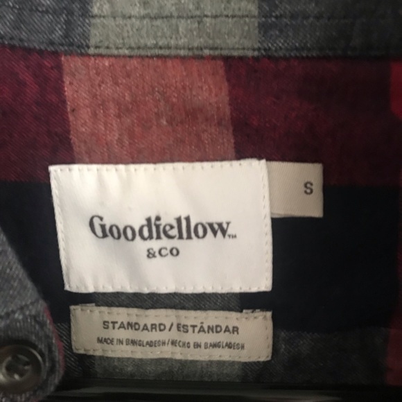 🌈Red blue flannel - Picture 2 of 3